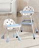 NEWTON BOX Growseat 3 In 1 High Chair with Sturdy Design Adjustable Harness & Easy Cleaning - Light Blue