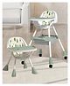 NEWTON BOX Growseat 3 In 1 High Chair with Sturdy Design Adjustable Harness & Easy Cleaning - Green