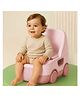 NEWTON BOX Car Shaped Potty Chair with Handle Wheels & Lid - Pink