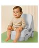NEWTON BOX Car Shaped Potty Chair with Handle Wheels & Lid - Light Blue