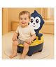 NEWTON BOX Monkey Design Baby Potty Chair with Backrest & Handles - Navy Blue