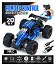 Fiddlerz Remote Control Car for Kids High Speed Rock Crawler Monster Truck with Mist Spray Effect Type- C Rechargeable Off-Road Climbing RC Toy Car for Boys and Girls Age 3+ (Blue)