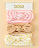 Babyhug Headbands with Stripes &  Polka Dots Print Pack of 3 -Multicolor