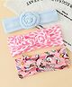 Babyhug Headbands With Bow & Floral Applique Pack of 3 - Multicolor