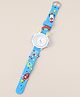 Babyhug Free Size Analog Watch With Space Theme Applique - Blue