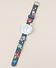 Babyhug Free Size Analog Watch With Space Theme Applique - Navy Blue