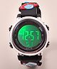 Babyhug Free Size Digital Watch With Space Theme Applique - Black