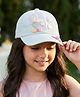 Pine Kids Cotton Baseball Cap With Heart & Star Applique Light Blue - Diameter 17 cm