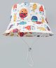 Babyhug Bucket Hat with Sea Life Print White - Diameter 16 cm