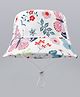 Babyhug Bucket Hat with Tropical Theme Print - Diameter 17 cm