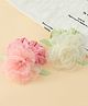 Pine Kids Headbands  with Floral Applique Pack of 2 - Multicolor