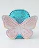 Babyhug Fashion Backpack with Hearts & Butterfly Applique - Blue