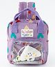 Babyhug Free Size Fashion Backpack With Hearts Design - Purple