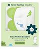 NINTARA BABY Wake Me Not Swaddle Wrap 100% Organic Cotton, Ultra-Soft Newborn Sleep Sack with Safe Velcro (0-3 Months)
