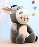 AAROHI TOYS Jumping Buddy Donkey Soft Toy Grey - Height 20 cm