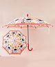 Babyhug Free Size Umbrella with Astronaut Print - Multicolor