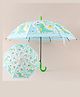 Babyhug Free Size Umbrella with Dinosaur Print - Multicolor