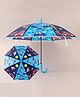 Babyhug Free Size Umbrella with Car Print - Blue