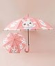 Babyhug Free Size Umbrella with Bunny Print - Red