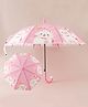 Babyhug Free Size Umbrella with Kitty Print -Pink