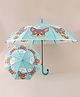 Babyhug Free Size Umbrella with Puppy Print -  Green