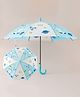 Babyhug Free Size Umbrella with Space Theme Print - Blue