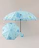 Babyhug Free Size Umbrella with Dino Print - Blue