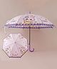 Babyhug Free Size Umbrella with Bunny Print - Purple