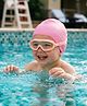 Pine Active Swimming Goggles and Cap Set with Adjustable Fit- Pink