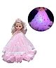 Muren Princess Musical Light Dress Doll With Beautiful Long Hair -beautiful Dancing Playing Doll-color May Vary- Pack of 1 - Height 24 cm