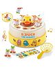 MUREN Bounce and Spin Little Yellow Catching Egg Ducks, Improves Focus & Fine Motor Skills, Montessori Music Toy for Kids 3+ Years-Yellow