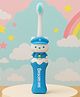 The Cheeky Kidzz Baby soft Bristles Attractive Cap Cartoon Manual Toothbrush For Babies Everyday Use BPA Free 1 To 10 Years (BLUE)