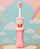 The Cheeky Kidzz Baby Supersoft Bristles Attractive Cap Cartoon Manual Toothbrush For Babies Everyday Use BPA Free (PINK)
