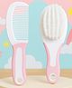 The Cheeky Kidzz Baby Ultras Soft Bristles Hair Care Brush And Comb Set Attractive Design for Babies Grooming BPA Free (Pink)