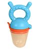 Tinny Tots Baby Bear Design Fresh Food Vegetable Fruit Feeder Feeding Nipple Teat Teether Soother (BLUE)