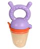Tinny Tots Baby Bear Design Fresh Food Vegetable Fruit Feeder Feeding Nipple Teat Teether Soother (PURPLE)