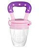 Tinny Tots Baby Premium Fresh Fruit Vegetable Food Feeder Sucker Masher Nibbler Soother Teether for Babies BPA Free (Pink)