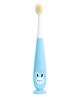 Tinny Tots Kids Ultra Soft Bristles Bunny Print Training Toothbrush For Gentle and Complete Oral Cleaning 360-Degree Easy Grip Tooth Brush For 1 to 10 Years BPA Free (Blue)