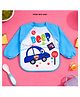 The Cheeky Kidzz Baby Full Sleeves Washable Waterproof Bib/Apron With Tying Robe Use During Messy Activities Like Feeding Or Painting (Blue)