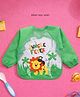 The Cheeky Kidzz Baby Full Sleeves Washable Waterproof Bib/Apron With Tying Robe Use During Messy Activities Like Feeding Or Painting (Green)