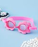 Babyhug Swimming Goggles With Floral Applique - Pink