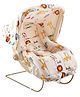 Joyride SleepyHug Carry Cot & Rocking Chair with Adjustable Handle & Mosquito Net| Large Canopy | 3-Point Safety Lap Belt | Double Cushioned Washable Seats