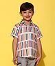 Tales & Stories Viscose Woven Half Sleeves Pencils Printed Shirt - Multi Colour