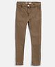 Tales & Stories Denim Woven Solid Jeans - Brown