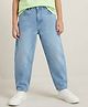 Tales & Stories Denim Woven Solid  Jeans - Light Blue