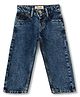 JusCubs Denim Woven Mild Washed Jeans - Blue