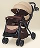 StarAndDaisy Foldable Stroller for 0-3 Years Baby with Adjustable Canopy & Lockable Wheels - Khaki