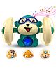 StarAndDaisy Baby Dancing Monkey Toy with 360 Degree Rotation, Clap Activated Music and LED Light-Green