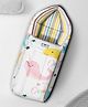 StarAndDaisy 3 in 1 Baby Sleeping Bag for New Baby Carrier for New Born Foldable & Washable Cotton Design -Ocean Print