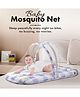 StarAndDaisy 3 in 1 Baby Mosquito net for Sleeping - Newborn, Mosquito net for Baby Soft and Comfortable Bed for 0-12 Months -Bunny Print